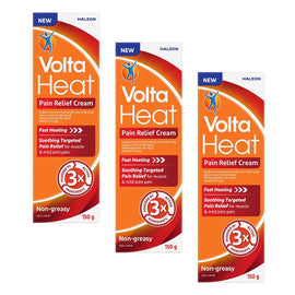 VoltaHeat Pain Relief Cream 150g Pack of 3