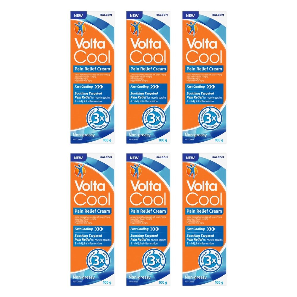 VoltaCool Pain Relief Cream 100g Pack of 6