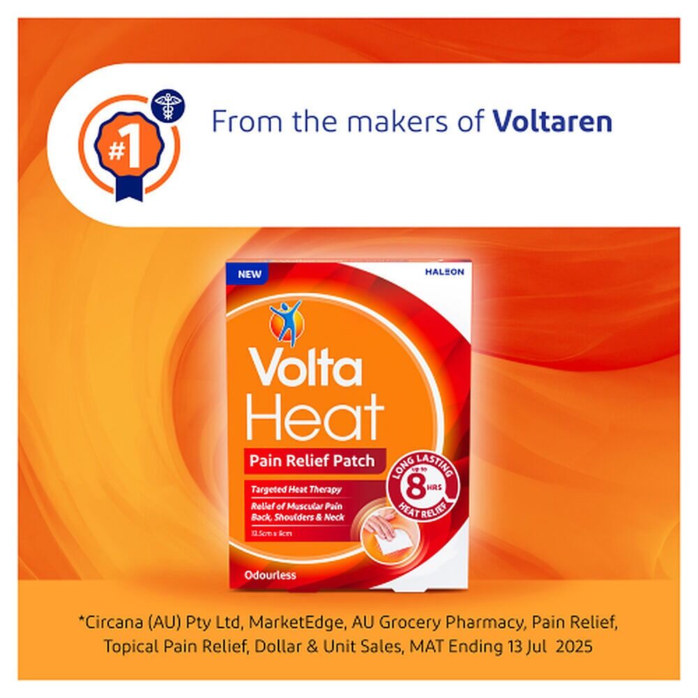 VoltaHeat Pain Relief Patch 2 Patches