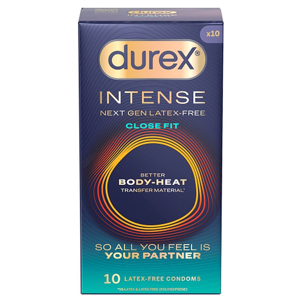 Durex Intense Close Fit Latex-Free Condoms 10 Pack