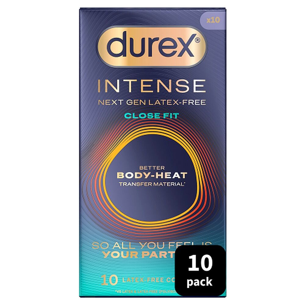 Durex Intense Close Fit Latex-Free Condoms 10 Pack