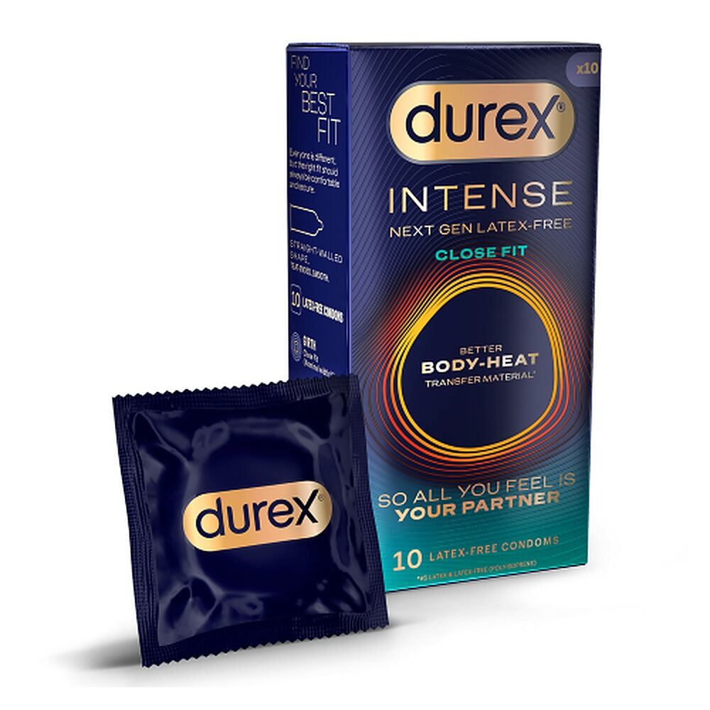 Durex Intense Close Fit Latex-Free Condoms 10 Pack