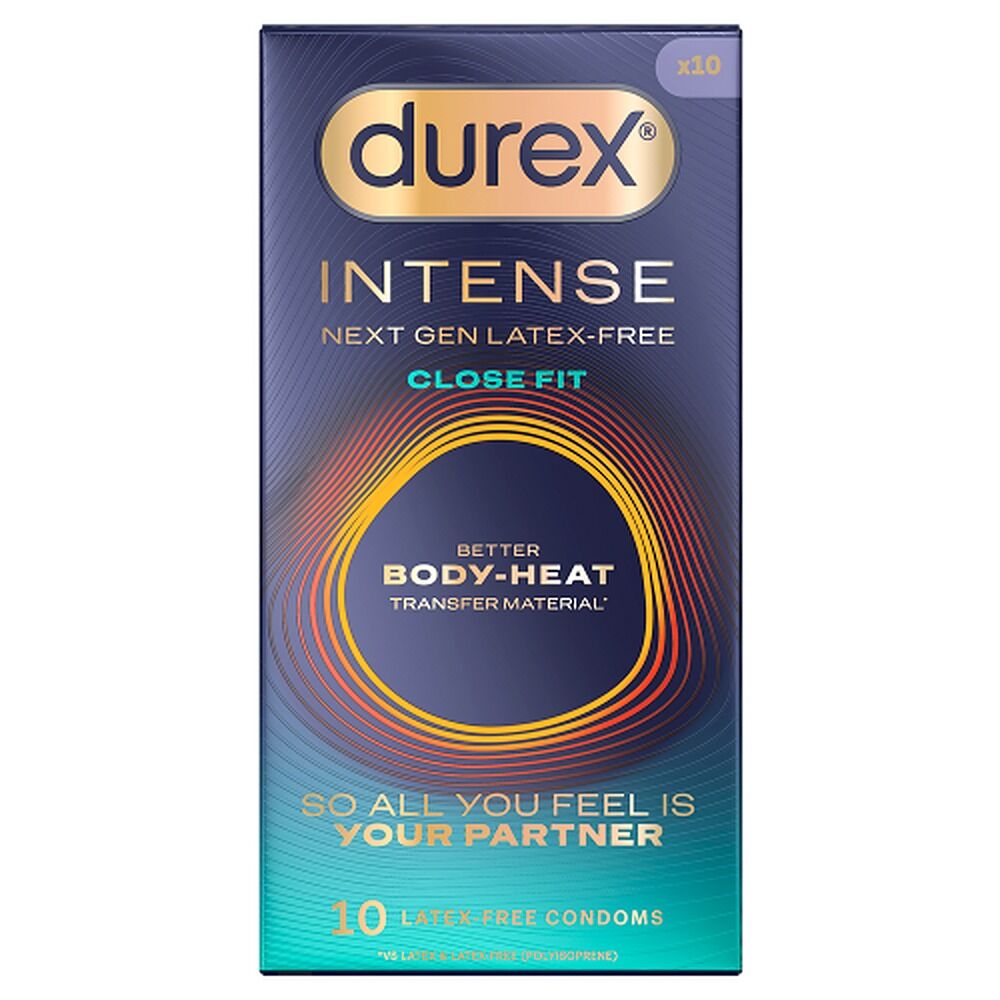 Durex Intense Close Fit Latex-Free Condoms 10 Pack