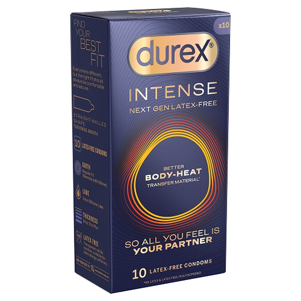 Durex Intense Regular Latex-Free 10 Condoms