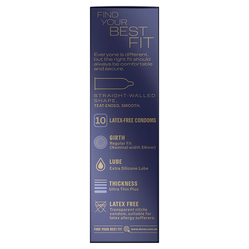 Durex Intense Regular Latex-Free 10 Condoms