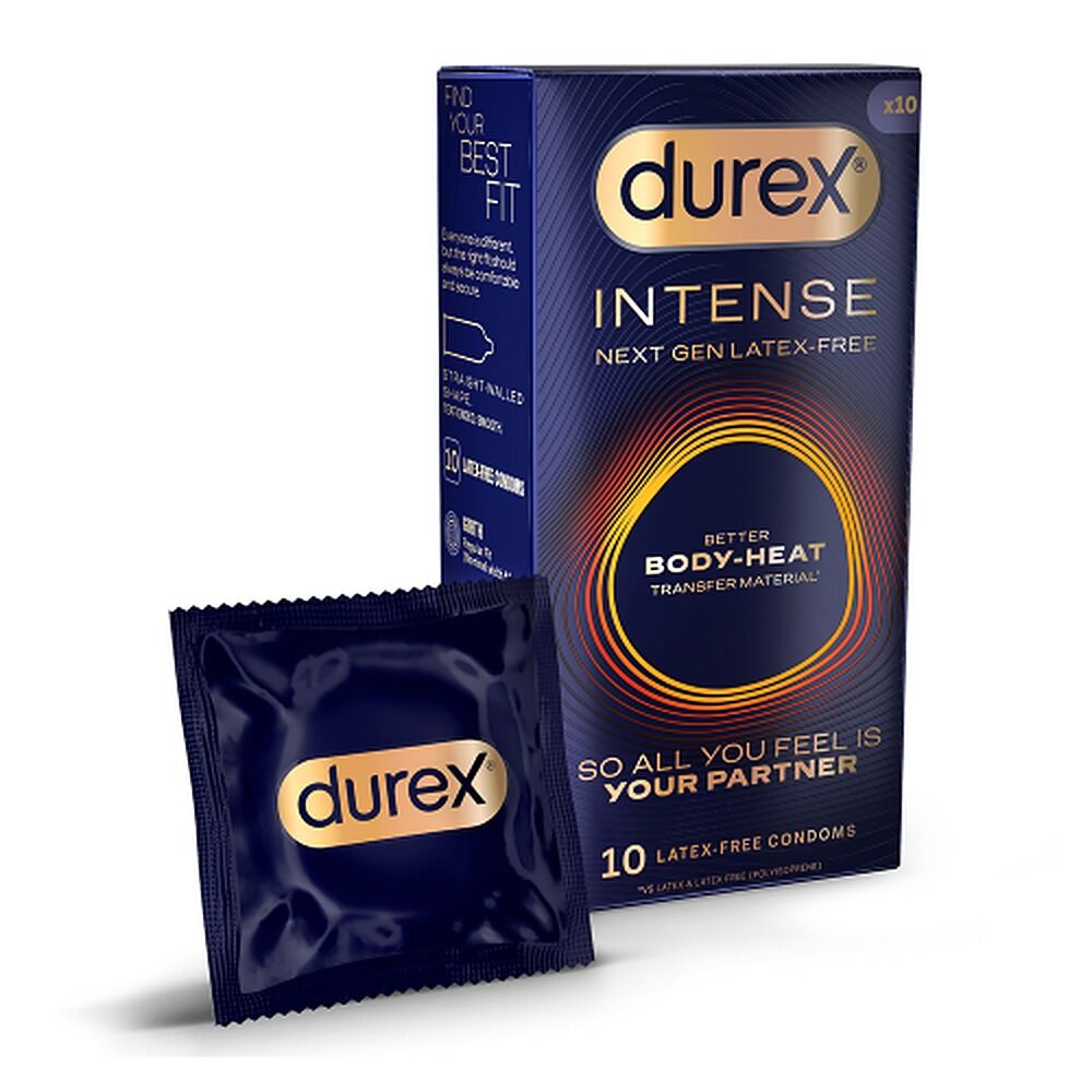 Durex Intense Regular Latex-Free 10 Condoms
