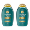 OGX ProGrowth + Peptide Clarifying Shampoo Scalp Exfoliant 385mL Pack of 2