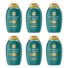 OGX ProGrowth + Peptide Clarifying Shampoo Scalp Exfoliant 385mL Pack of 6