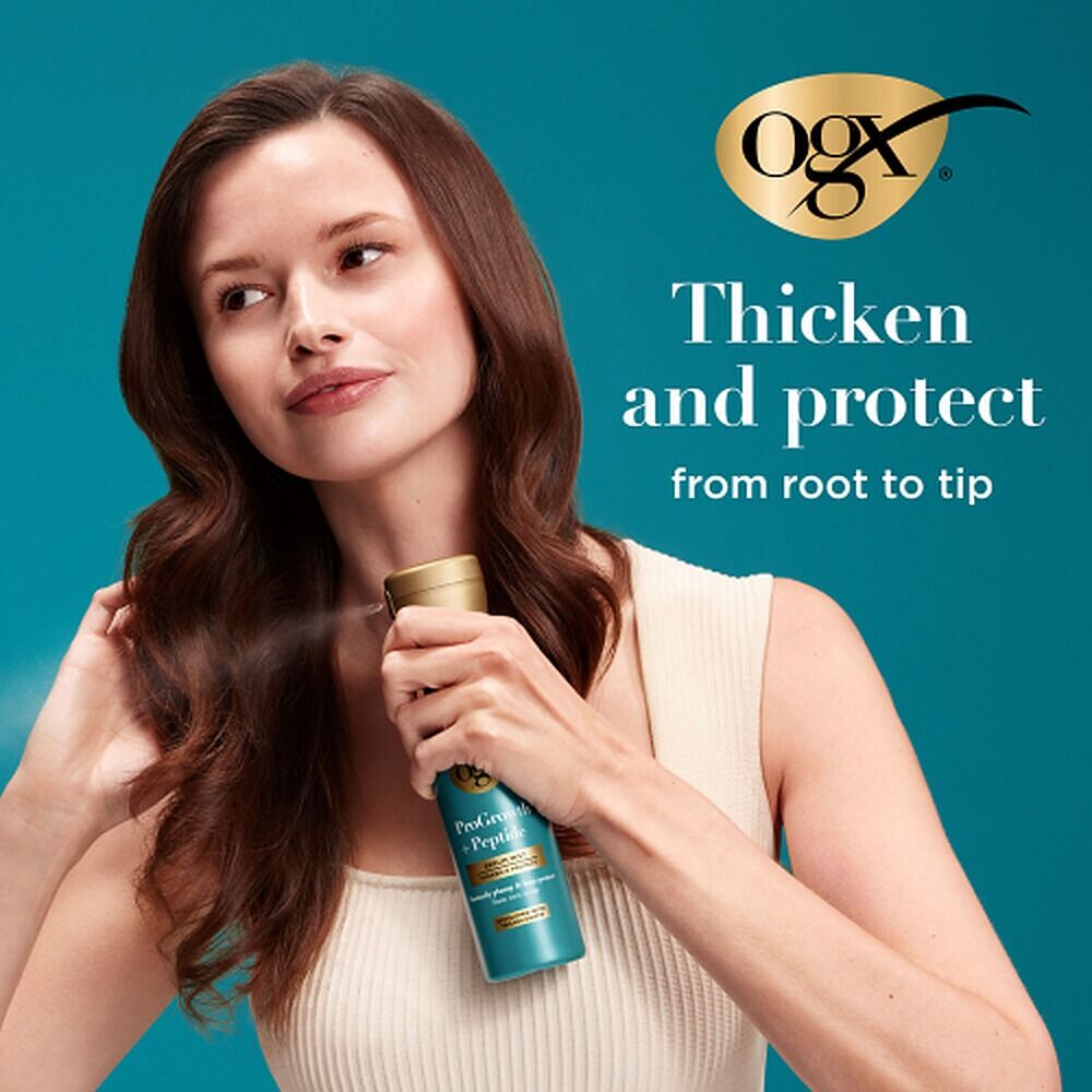 OGX ProGrowth + Peptide Serum Mist Thicken & Protect 193mL
