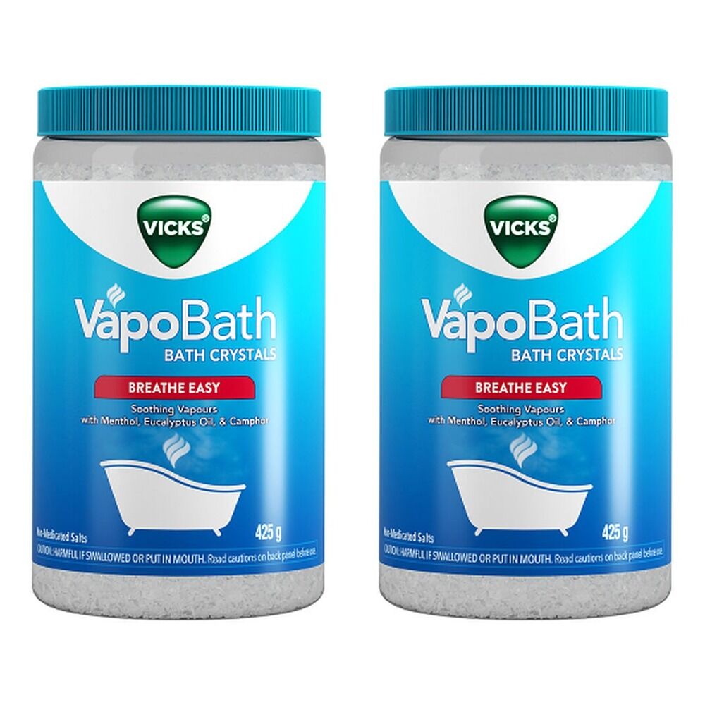 Vicks VapoBath Bath Crystals 425g Pack of 2