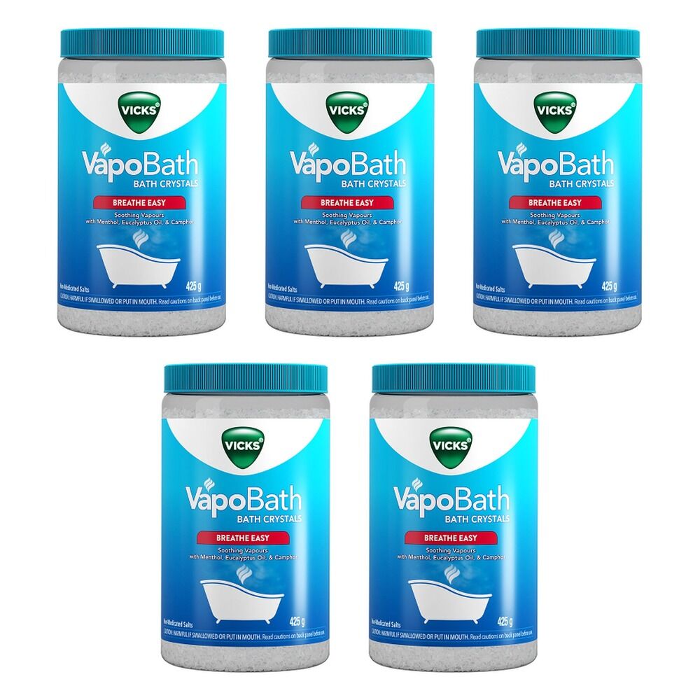 Vicks VapoBath Bath Crystals 425g Pack of 5