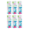 Oral7 Kids Toothpaste with Fluoride, Includes Free Toothbrush, 40mL Pack of 6