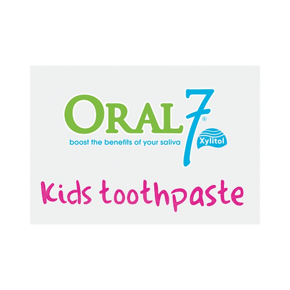 Oral7 Kids Toothpaste with Fluoride, Includes Free Toothbrush, 40mL