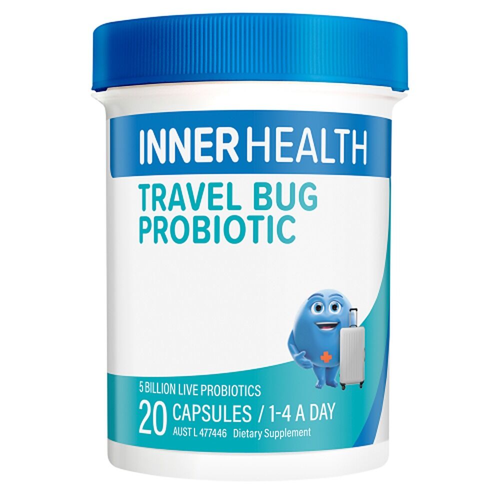 Inner Health Travel Bug Probiotic 20 Capsules