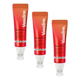 Vaseline Gluta-Hya Lip Serum Gloss Cherry Crush 10mL Pack of 3