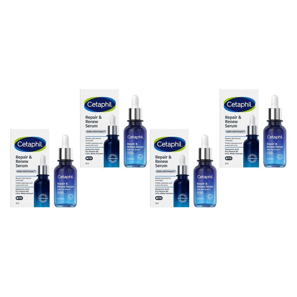 Cetaphil Repair & Renew Serum 30mL Pack of 4