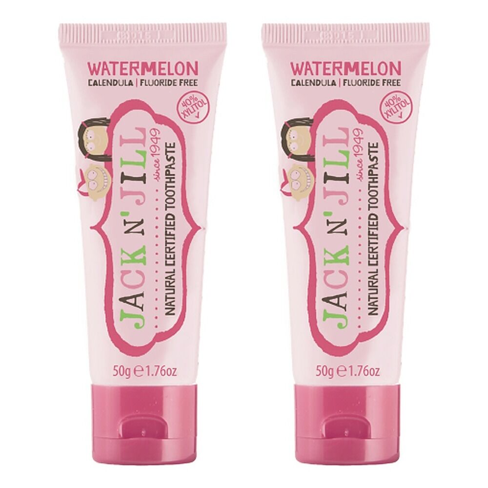 Jack N' Jill Natural Certified Toothpaste Watermelon 50g Pack of 2