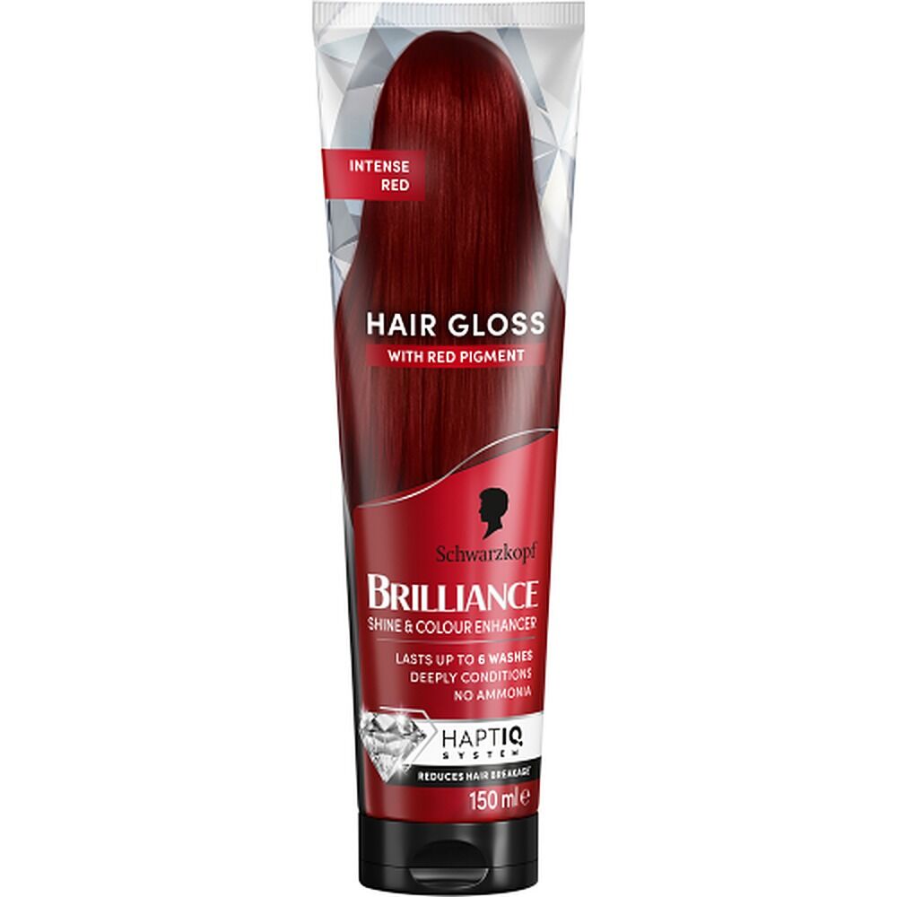 Schwarzkopf Brilliance Gloss Intense Red Hair Dye Conditioner 150mL