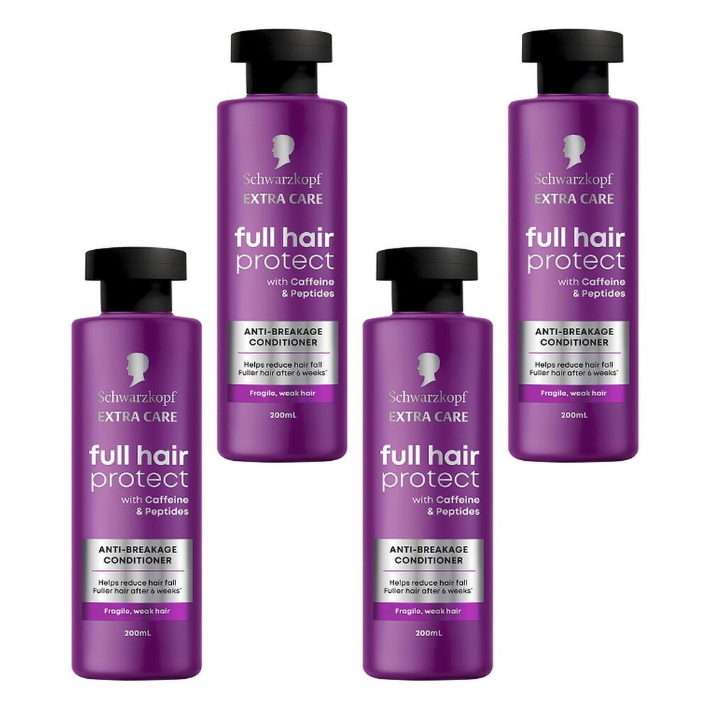 Schwarzkopf Extra Care Full Hair Protect Anti-Breakage Conditioner Pack of 4