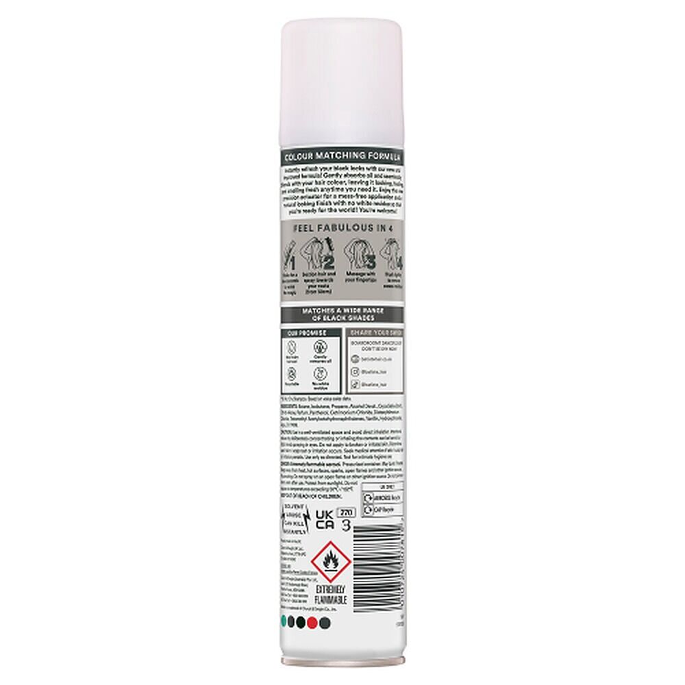 Batiste Black Colour Dry Shampoo 200mL
