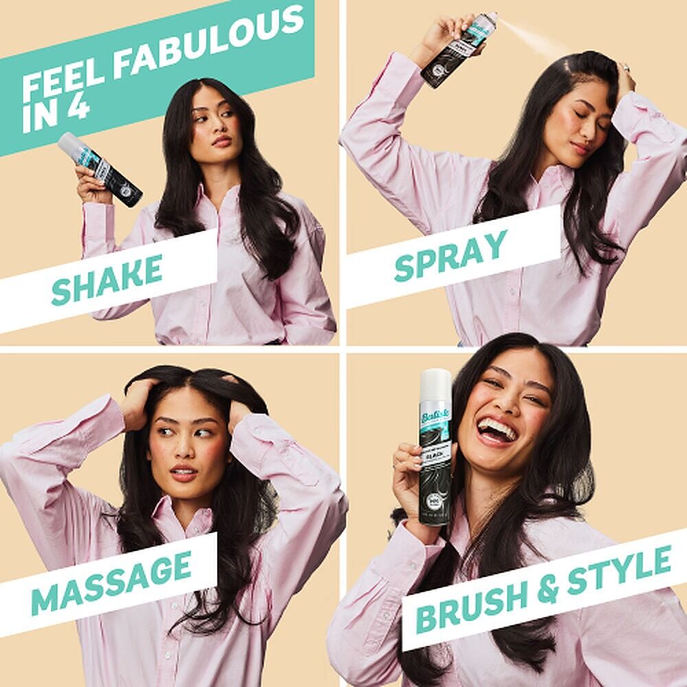 Batiste Black Colour Dry Shampoo 200mL