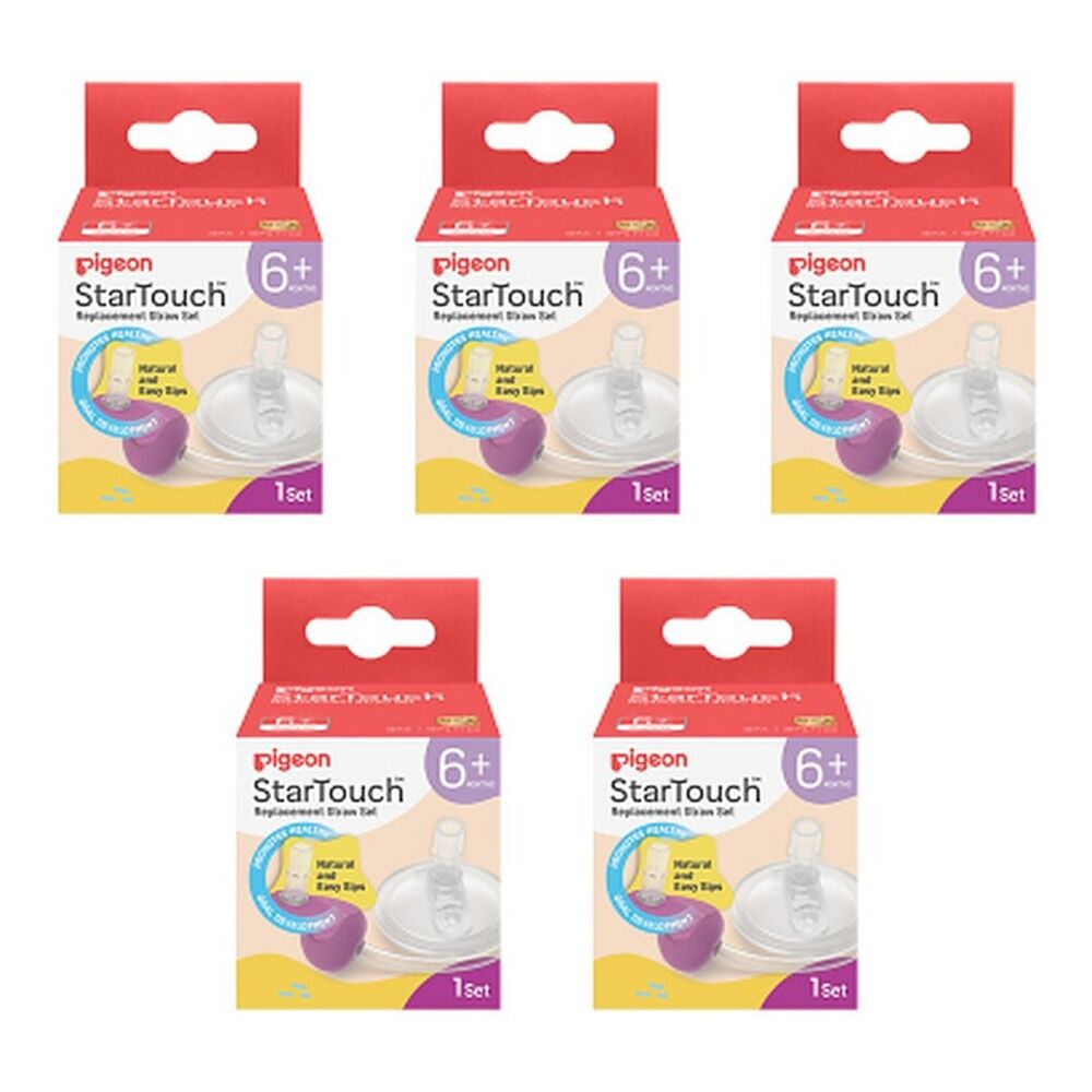 Pigeon Starouch Replacement Straw Set Berry Blast Pack of 5