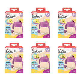 Pigeon Startouch Adapter + Straw Set Berry Blast Pack of 6