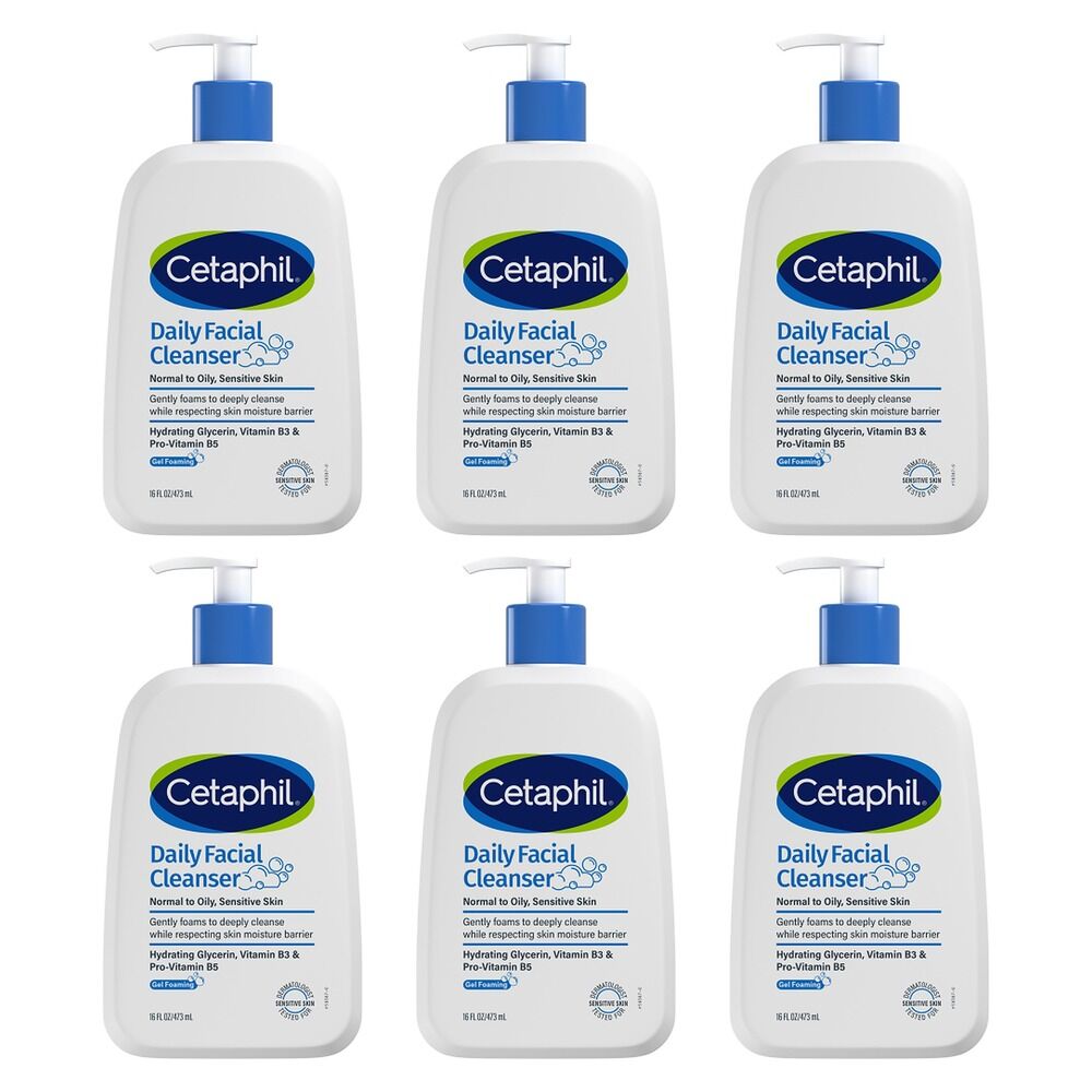 Cetaphil Daily Facial Cleanser 473mL Pack of 6