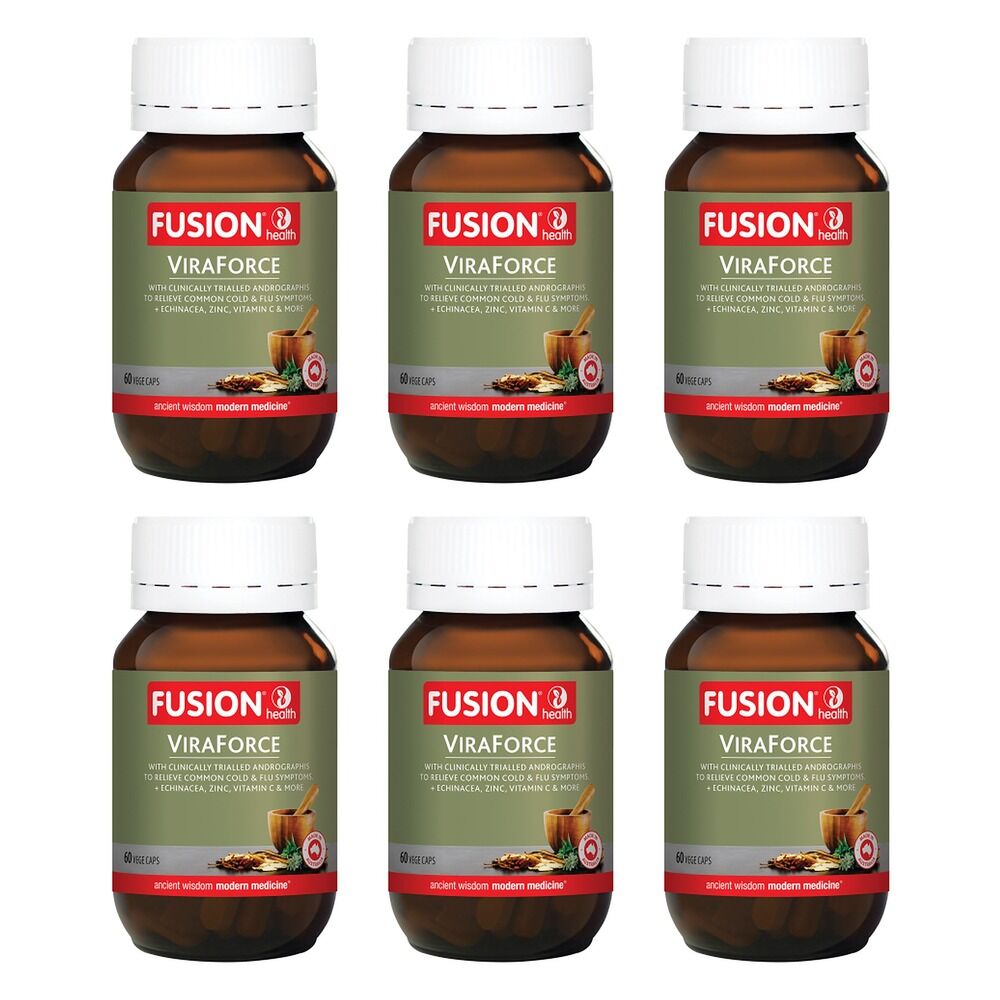 Fusion Health ViraForce Vege Capsules Pack of 6