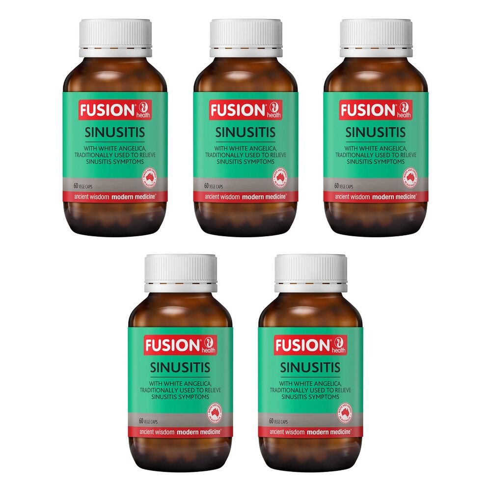 Fusion Health Sinusitis Vege Capsules Pack of 5