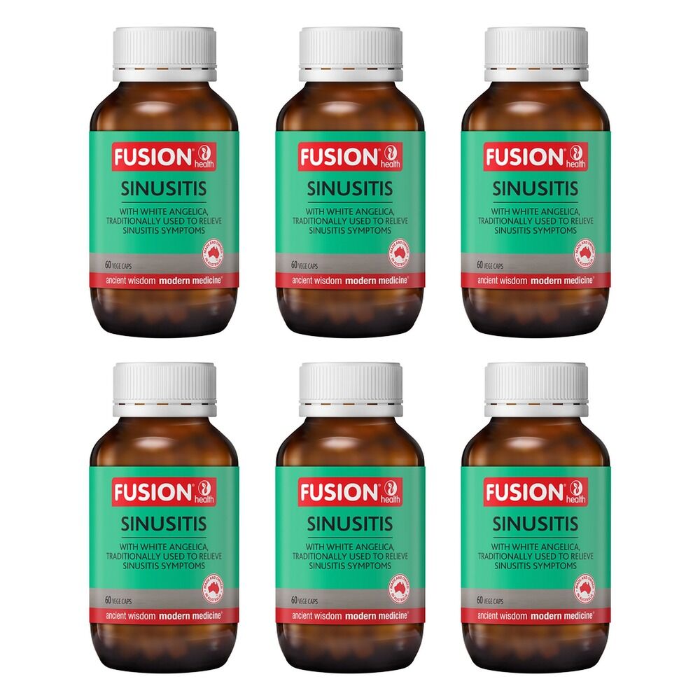 Fusion Health Sinusitis Vege Capsules Pack of 6
