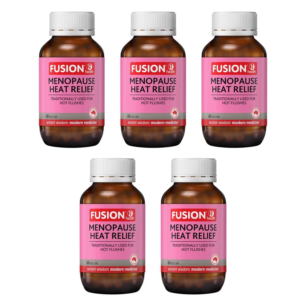 Fusion Health Menopause Heat Relief Vege Capsules Pack of 5