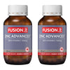 Fusion Zinc Advanced 50mg Vitamin C 60 Tablets Pack of 2