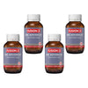 Fusion Zinc Advanced 50mg Vitamin C 60 Tablets Pack of 4