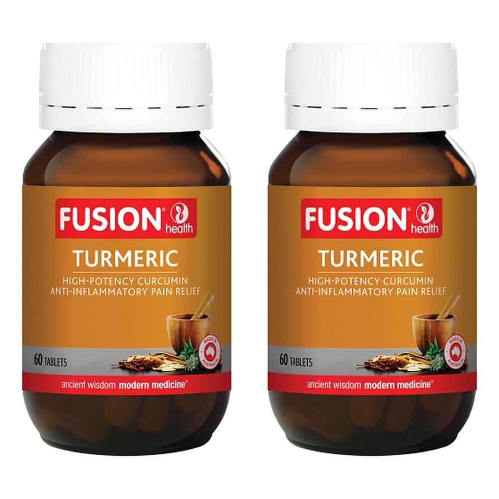 Fusion Health Turmeric 60 Tablets Pack of 2