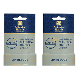 Manuka Health Manuka Honey Lip Balm 4.5g Pack of 2