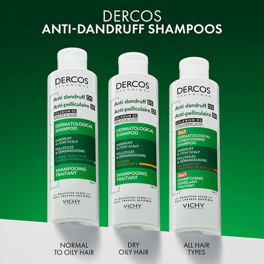 Dercos Anti-Dandruff 2-in-1 Conditioning Shampoo 200mL
