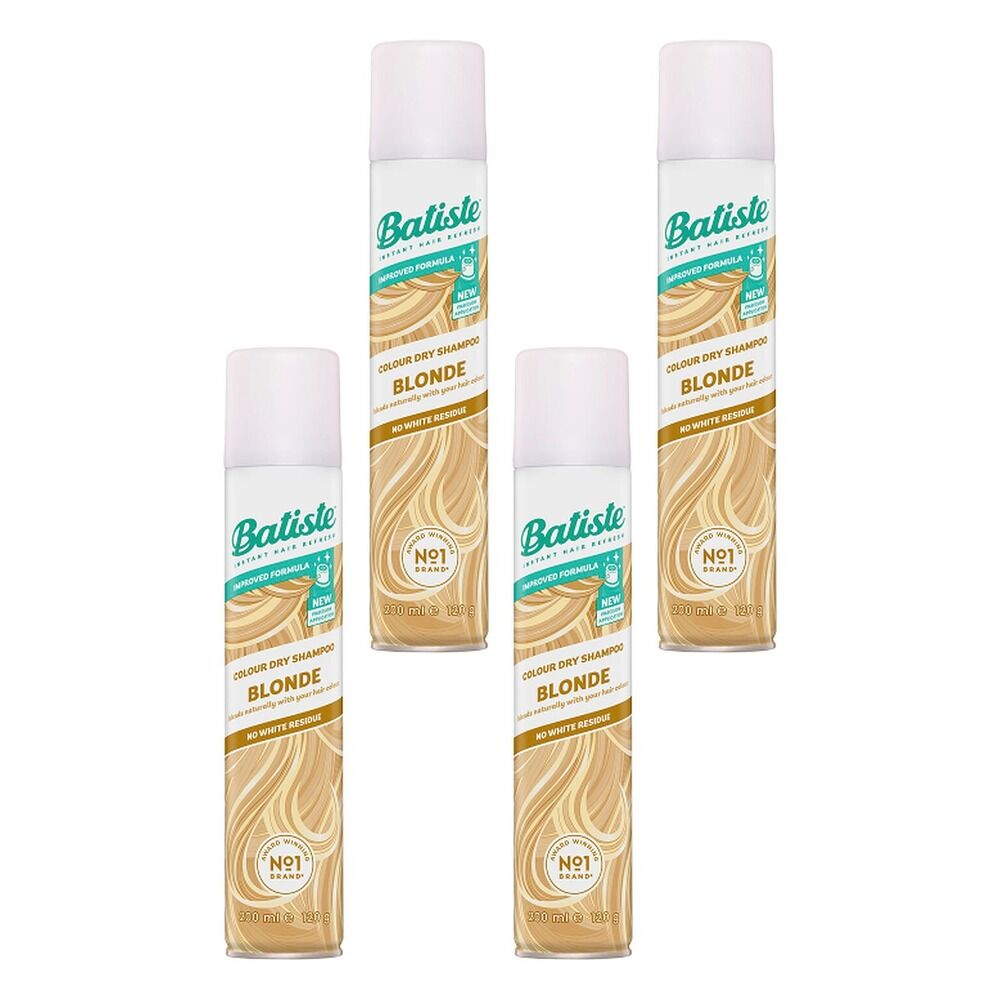Batiste Blonde Colour Dry Shampoo 200mL Pack of 4