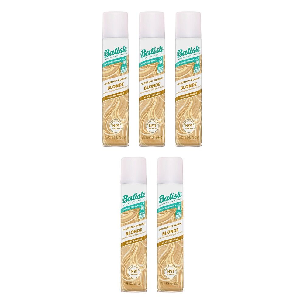Batiste Blonde Colour Dry Shampoo 200mL Pack of 5