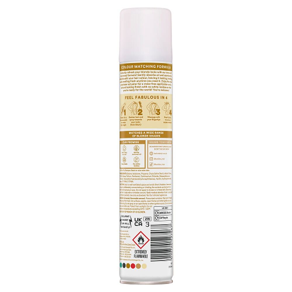Batiste Blonde Colour Dry Shampoo 200mL