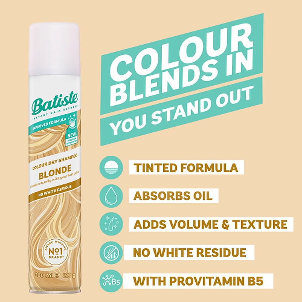 Batiste Blonde Colour Dry Shampoo 200mL