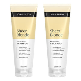 John Frieda Sheer Blonde Brightening Shampoo 250mL Pack of 2