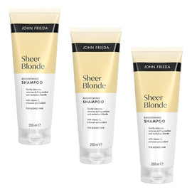 John Frieda Sheer Blonde Brightening Shampoo 250mL Pack of 3