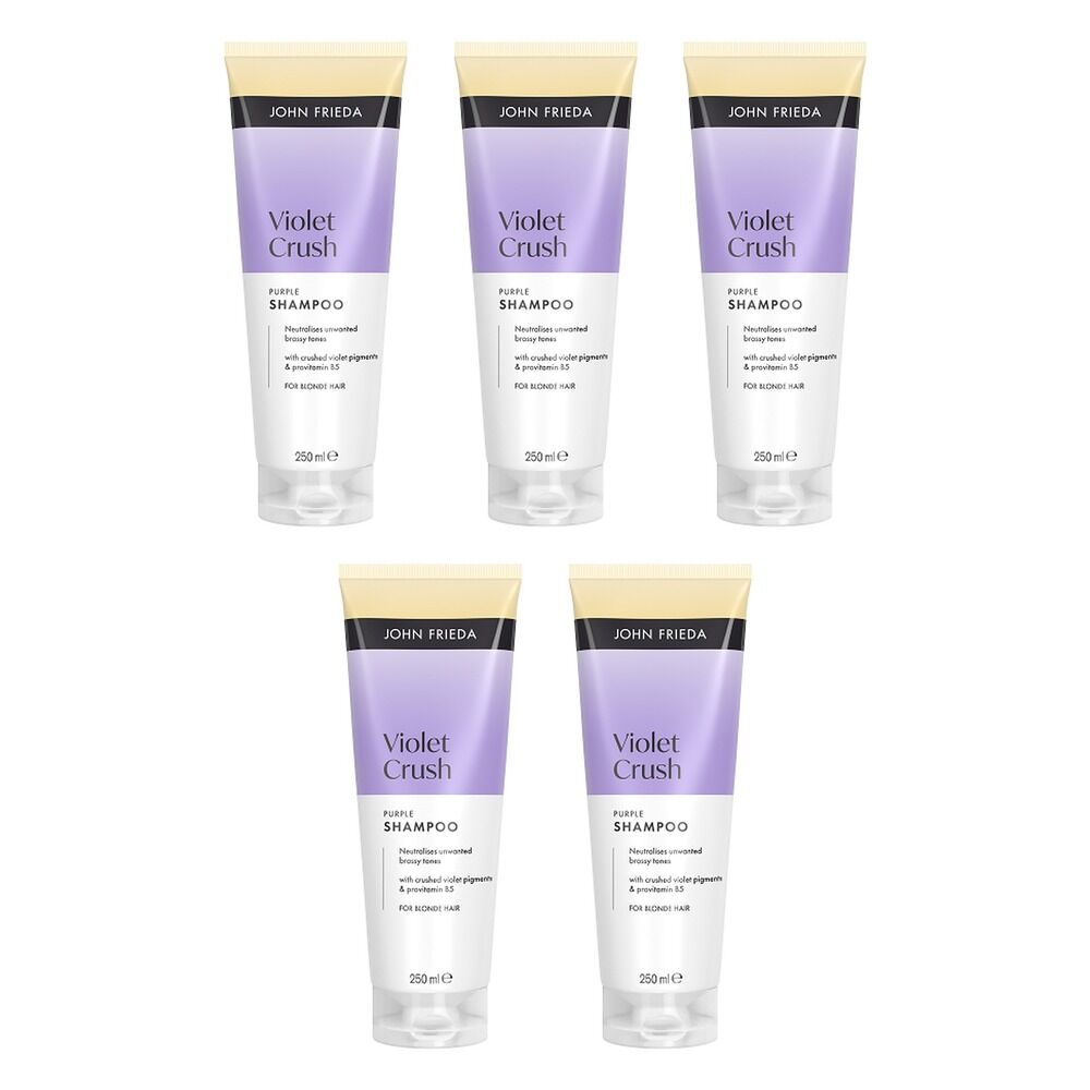 John Frieda Violet Crush Purple Shampoo 250mL Pack of 5