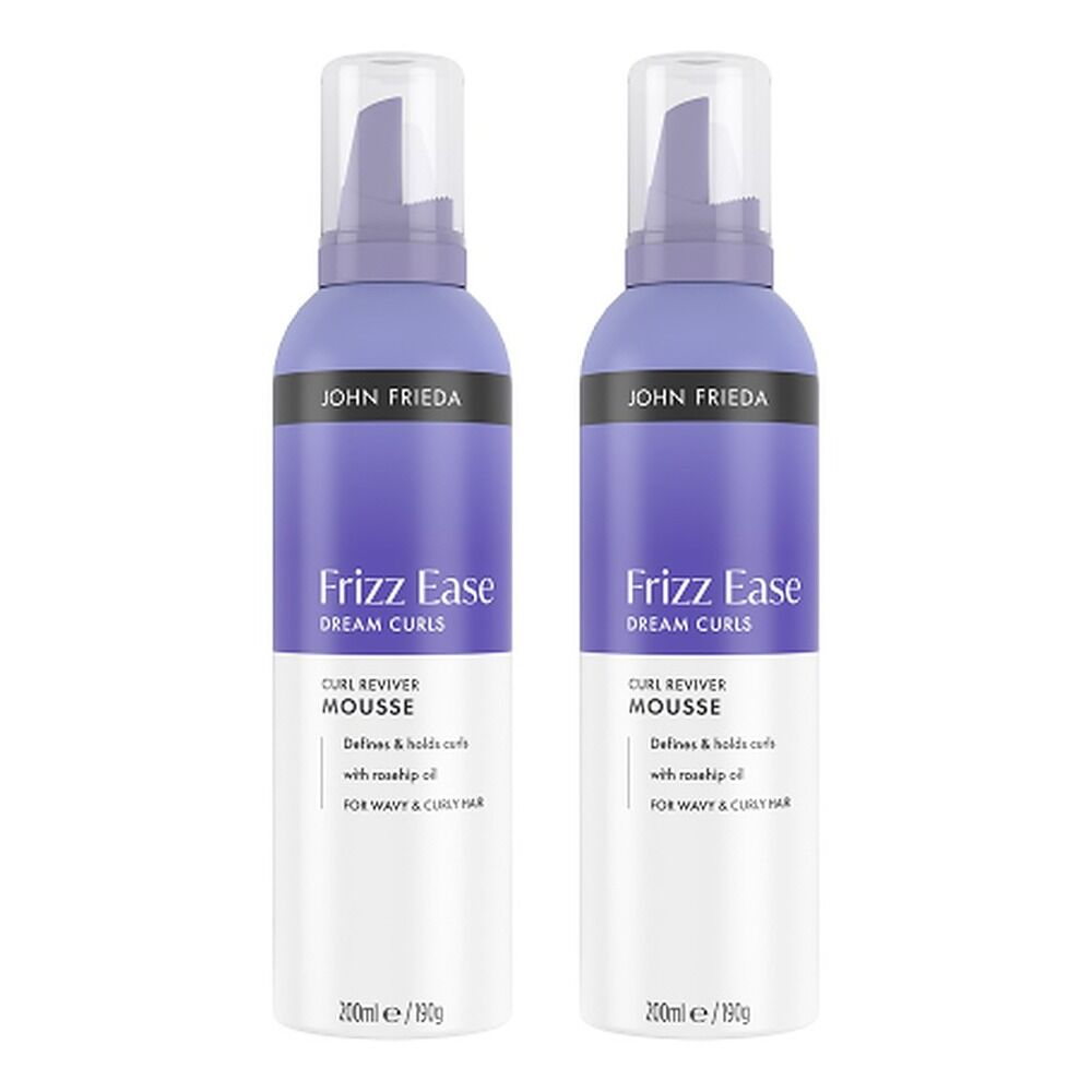 John Frieda Frizz Ease Dream Curls Curl Reviver Mousse 200mL Pack of 2