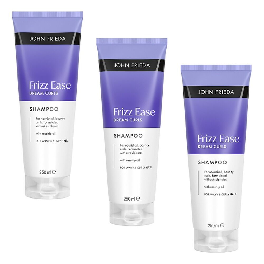 John Frieda Frizz Ease Dream Curls Shampoo with Rosehip Oil 250mL Pack of 3