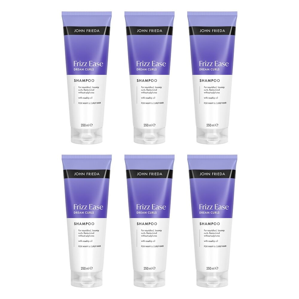 John Frieda Frizz Ease Dream Curls Shampoo with Rosehip Oil 250mL Pack of 6