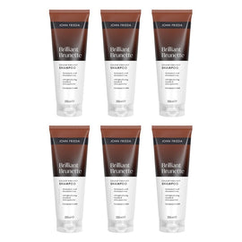 John Frieda Brilliant Brunette Shampoo 250mL Pack of 6
