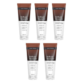 John Frieda Brilliant Brunette Conditioner 250mL Pack of 5