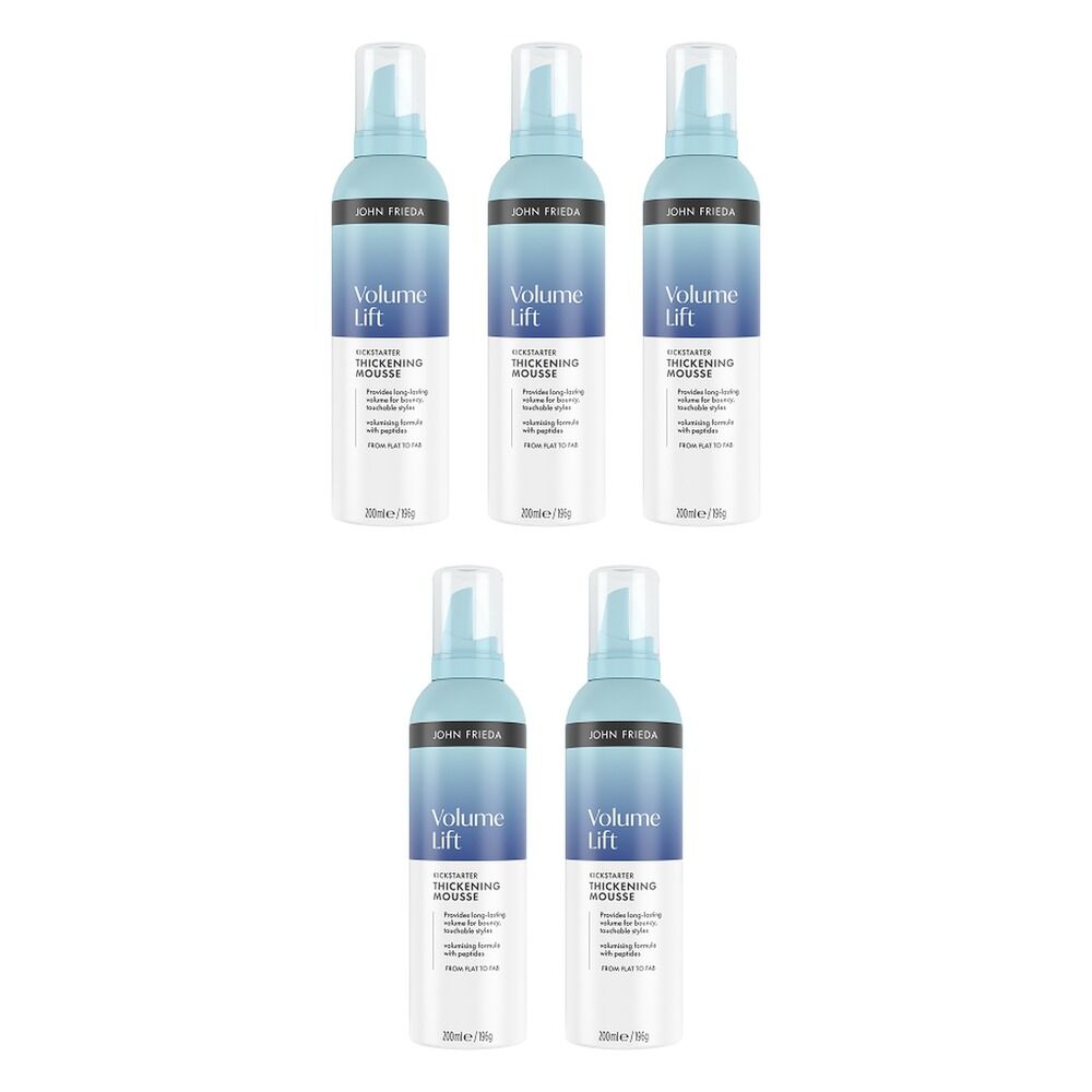 John Frieda Volume Lift Thickening Mousse 200mL Pack of 5